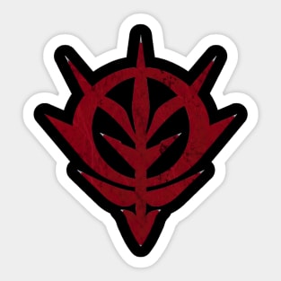 Gundam Zeon Mecha Heroes Sticker